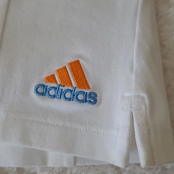 RARE Vintage Tennessee Lady Vols UT NEW ADIDAS Tennis Top White Racer Back Lg - Picture 12 of 13